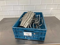 Rvs wijnkoeler met tafelklemmen (8x) - afbeelding 4 van  4