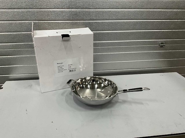 Rvs wokpan - afbeelding 1 van  4