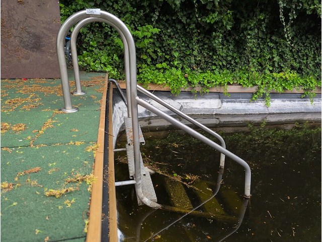 Rvs zwemtrap - afbeelding 1 van  4