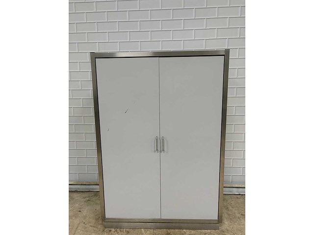 Rvs/trespa kast - afbeelding 2 van  6