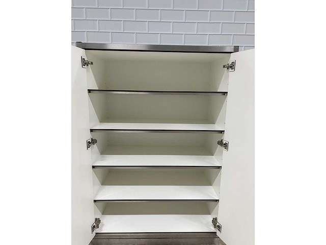 Rvs/trespa kast - afbeelding 4 van  6