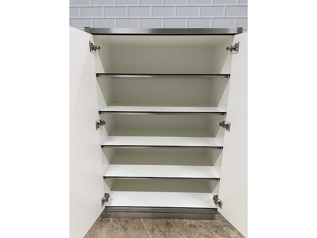 Rvs/trespa kast - afbeelding 5 van  6