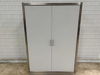 Rvs/trespa kast - afbeelding 1 van  6