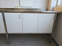 Rvs/trespa werktafel - afbeelding 3 van  8
