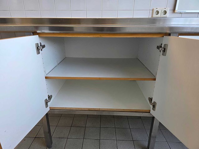 Rvs/trespa werktafel - afbeelding 5 van  8