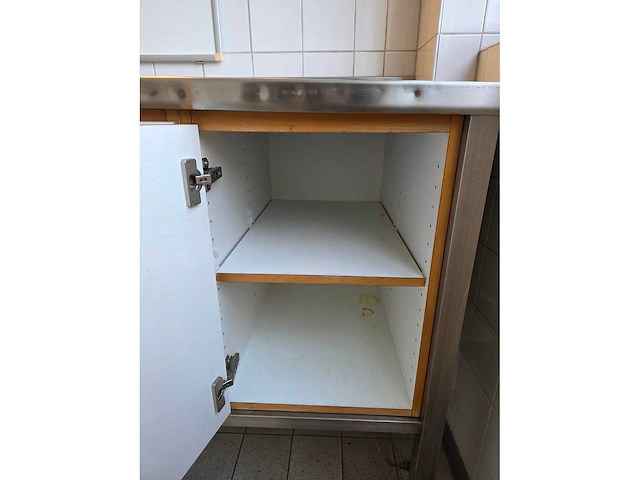 Rvs/trespa werktafel - afbeelding 7 van  8