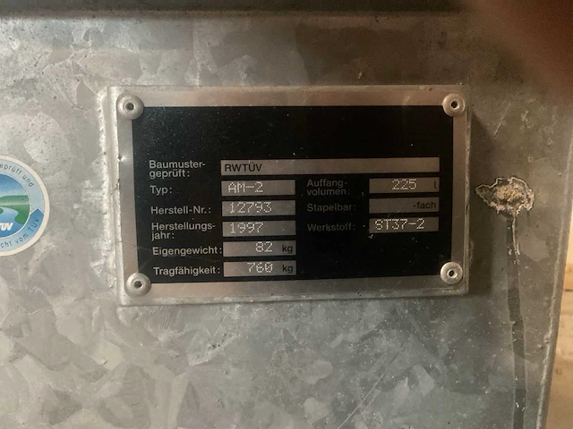 Rwtüv am-2 lekbak - afbeelding 3 van  3