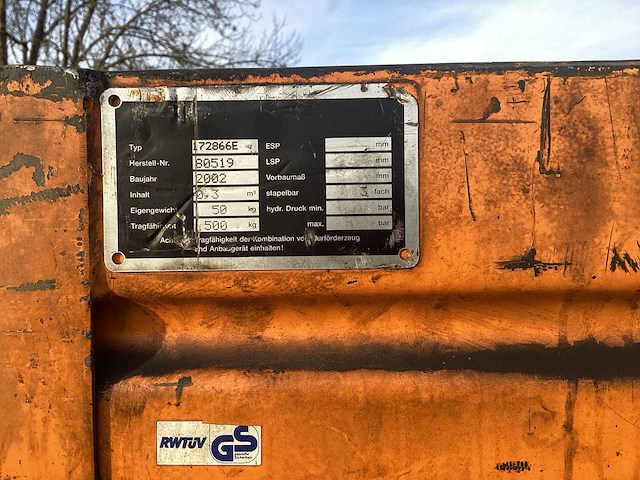 Rwtüv opslagcontainer (3x) - afbeelding 5 van  6