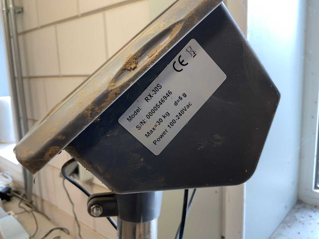 Rx accurex rx-30s 30 kg digitale weegschaal - afbeelding 8 van  8