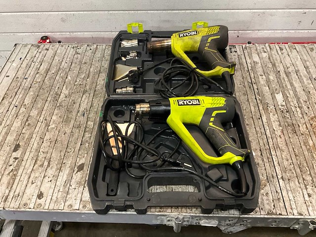 Ryobi ehg2020lcf hetelucht fohn (2x) - afbeelding 1 van  4