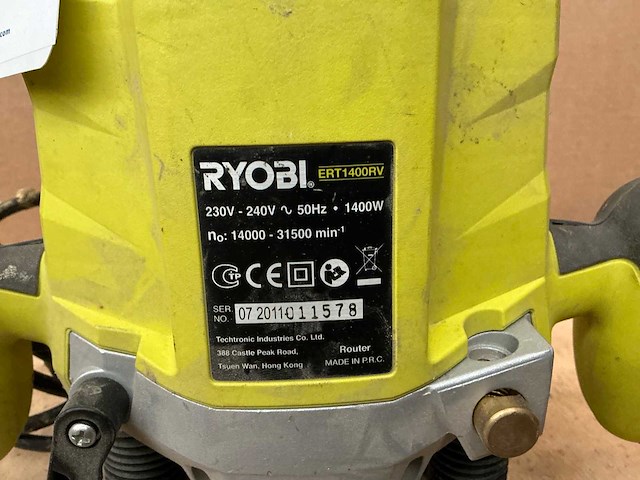 Ryobi ert1400rv bovenfrees - afbeelding 3 van  3