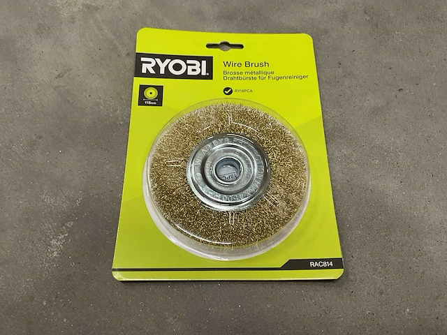 Ryobi rac814 115mm staalborstel (4x) - afbeelding 1 van  2