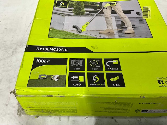 Ryobi ry18lmc30a-0 trimmer mower - afbeelding 6 van  15