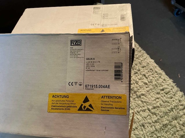 Rzb / van lien noodverlichting (4x) - afbeelding 5 van  6