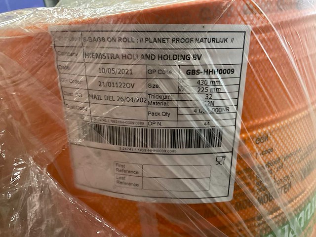 S-bags on roll pallet rollen folie (8x) - afbeelding 8 van  11