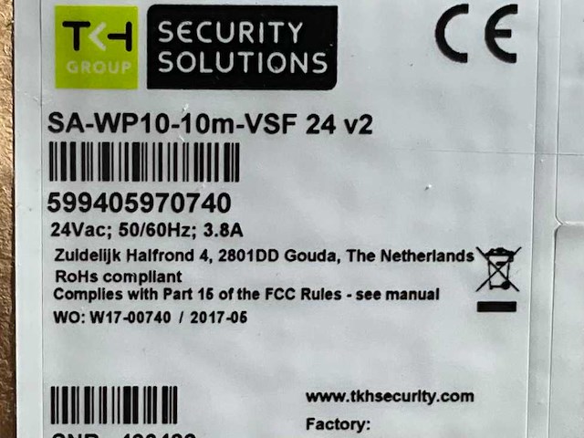 Sa-wp10-10m camera was doseerpomp (3x) - afbeelding 4 van  4