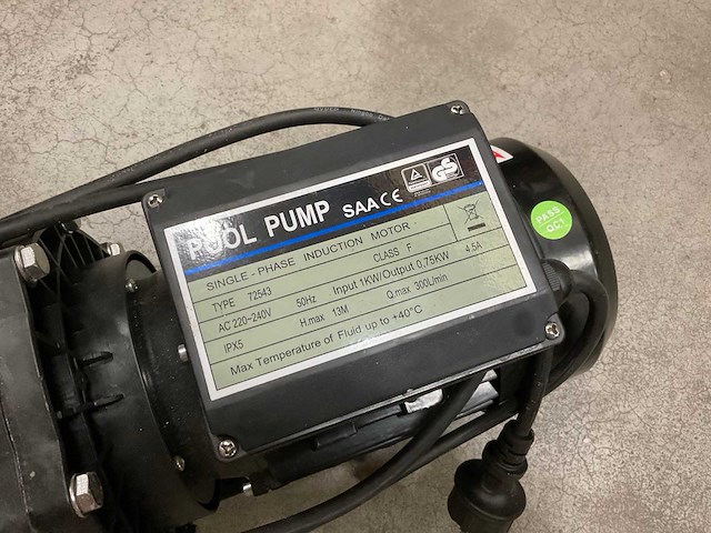 Saa 72543 zwembadpomp - afbeelding 5 van  5