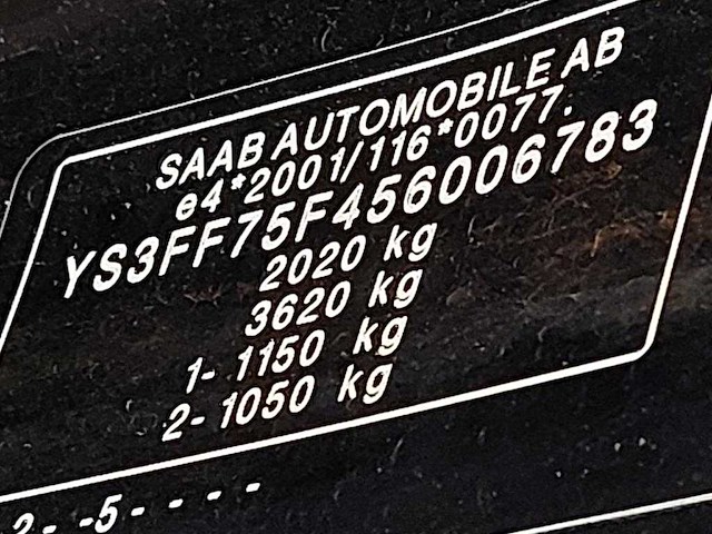 Saab 9-3 cabrio 1.8t vector, 8-xtj-75 - afbeelding 10 van  19