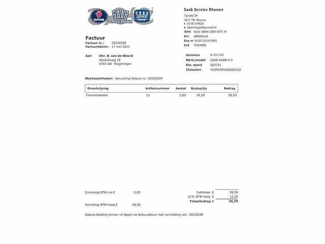 Saab 9-3 cabrio 2.0 t vector | n-151-hg - afbeelding 8 van  40