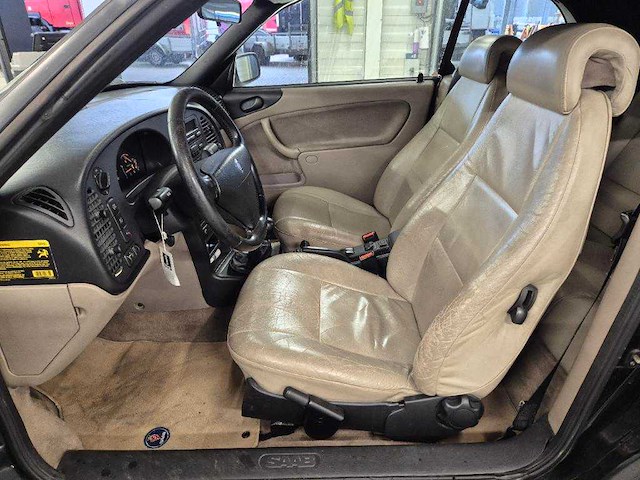 Saab 900 cabrio 2.0 turbo se talladega automaat, 72-rt-zb - afbeelding 12 van  15