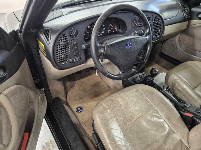 Saab 900 cabrio 2.0 turbo se talladega automaat, 72-rt-zb - afbeelding 14 van  15