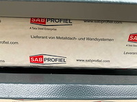 Sab profiel - d130.1000 - d160.1000 - dak sandwichpanelen (8x) 20m2 - afbeelding 3 van  6