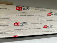 Sab-profiel - d130/1000 - d160.1000 - dak sandwichpanelen (9x) 22,5 m2 - afbeelding 6 van  6