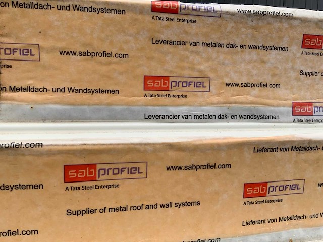 Sab profiel - diverse wand sandwichpanelen (10x) 22m2 - afbeelding 6 van  6