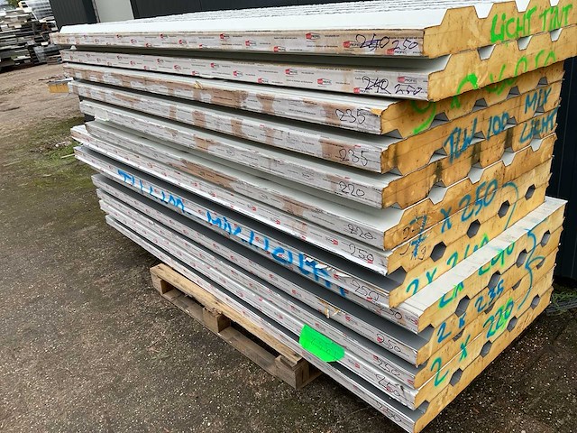 Sab-profiel - tlw 100 - dak sandwichpanelen (13x) 31,6 m² - afbeelding 2 van  10