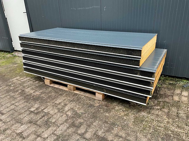 Sab-profiel - wb120.1000 - wand sandwichpanelen (6x) 13,5 m² - afbeelding 1 van  7
