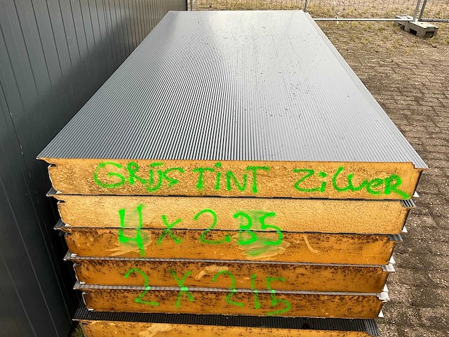 Sab-profiel - wb120.1000 - wand sandwichpanelen (6x) 13,5 m² - afbeelding 6 van  7