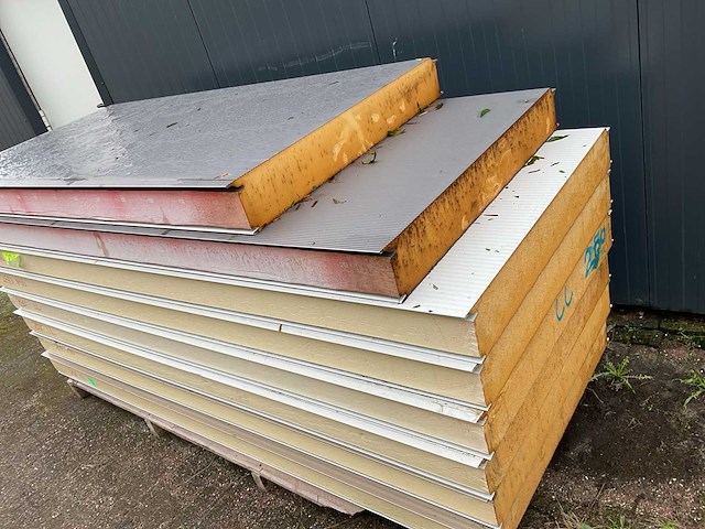 Sab-profiel - wb140.1000 wand sandwichpanelen (8x) 19,3 m² - afbeelding 2 van  9