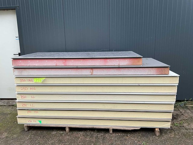 Sab-profiel - wb140.1000 wand sandwichpanelen (8x) 19,3 m² - afbeelding 3 van  9