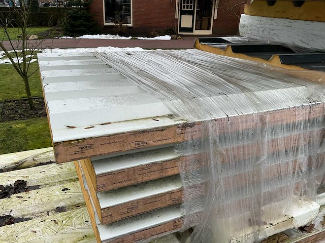 Sab trapezium gevel sandwichpanelen 627 m2 - afbeelding 4 van  15