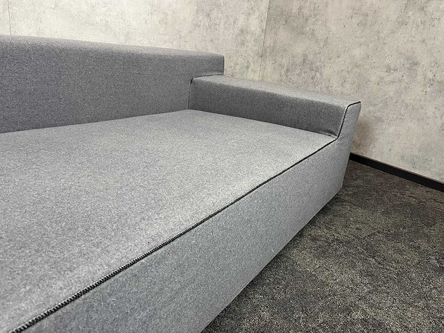 Saba italia - grijze 2-delige sofa - afbeelding 2 van  14
