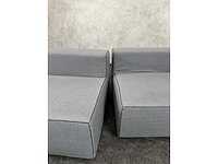Saba italia - grijze 2-delige sofa - afbeelding 3 van  14