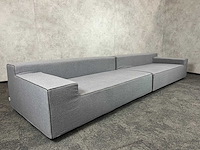 Saba italia - grijze 2-delige sofa - afbeelding 1 van  14