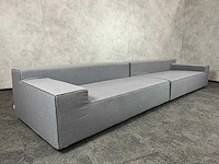 Saba italia - grijze 2-delige sofa - afbeelding 7 van  14