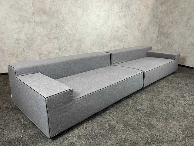 Saba italia - grijze 2-delige sofa - afbeelding 8 van  14