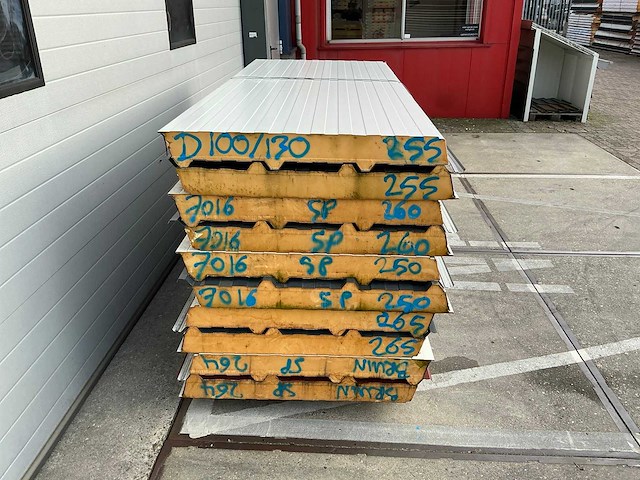 Sabprofiel - d 100/130 - sandwichpanelen (10x) 23 m2 - afbeelding 5 van  6