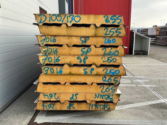 Sabprofiel - d 100/130 - sandwichpanelen (10x) 23 m2 - afbeelding 6 van  6