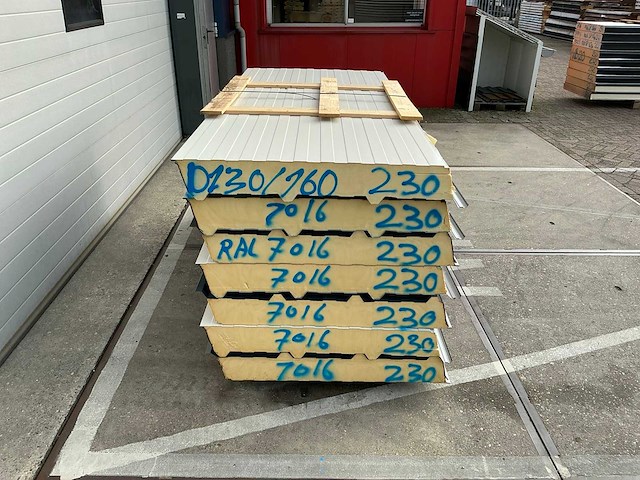 Sabprofiel - d 130/160 - sandwichpanelen (7x) 16,1 m2 - afbeelding 4 van  6