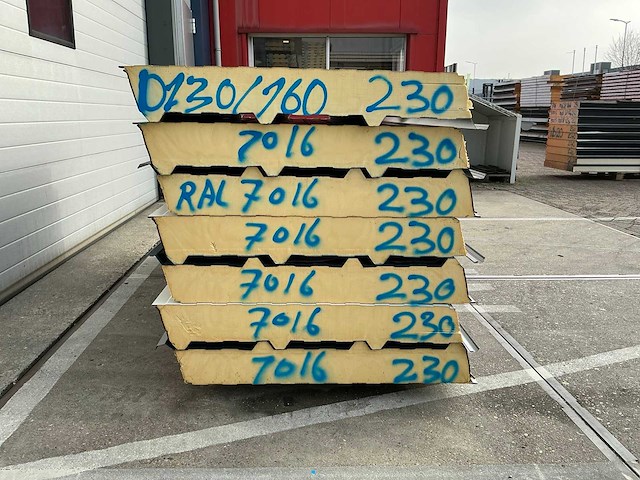 Sabprofiel - d 130/160 - sandwichpanelen (7x) 16,1 m2 - afbeelding 5 van  6