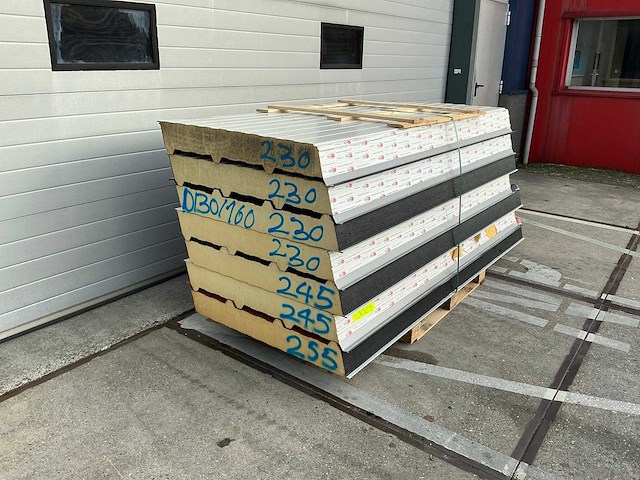 Sabprofiel - d 130/160 - sandwichpanelen (7x) 16,6 m2 - afbeelding 1 van  5