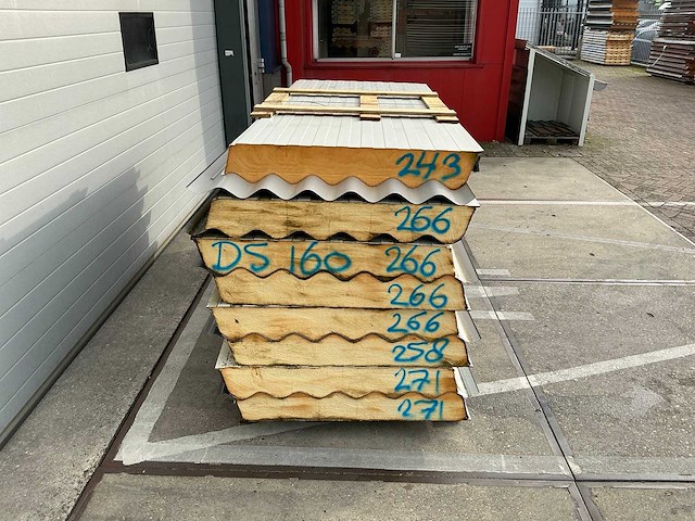 Sabprofiel - ds 160 - sandwichpanelen (8x) 21 m2 - afbeelding 5 van  6