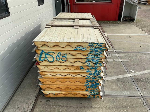 Sabprofiel - ds 83 - sandwichpanelen (16x) 35 m2 - afbeelding 4 van  5