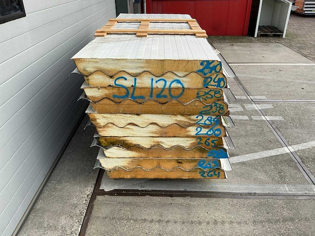 Sabprofiel - sl 120 - sandwichpanelen (10x) 26 m2 - afbeelding 5 van  6