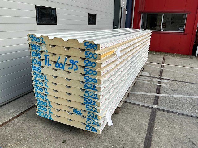 Sabprofiel - tl 60/95 - sandwichpanelen (12x) 61,5 m2 - afbeelding 1 van  6