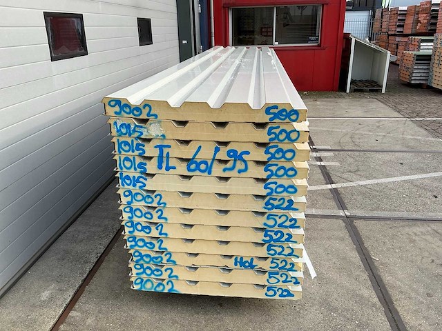 Sabprofiel - tl 60/95 - sandwichpanelen (12x) 61,5 m2 - afbeelding 5 van  6