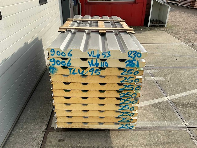 Sabprofiel - tlw 95 - sandwichpanelen (11x) 27,5 m2 - afbeelding 5 van  6